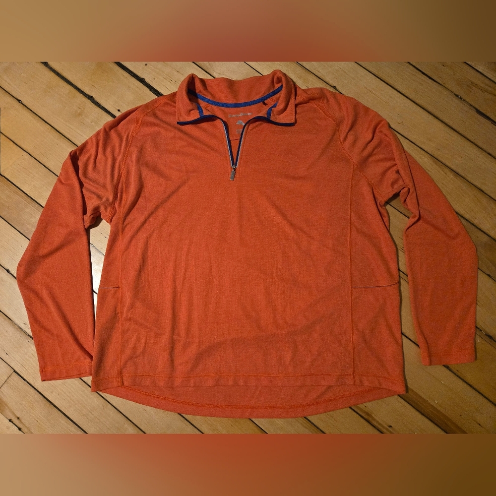 Tommy Bahama Quarter Zip Golf Pullover, XXL